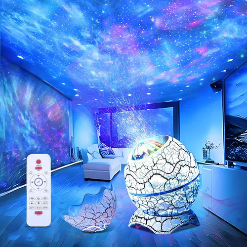 Dinosaur Egg Galaxy Star Projector Set