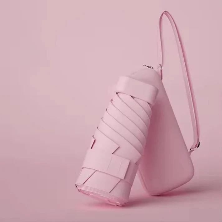 Mini Umbrella with Case for Men & Women (Manual Open)