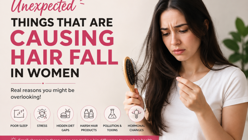 Unexpected Things That Are Causing Hair Fall in Women