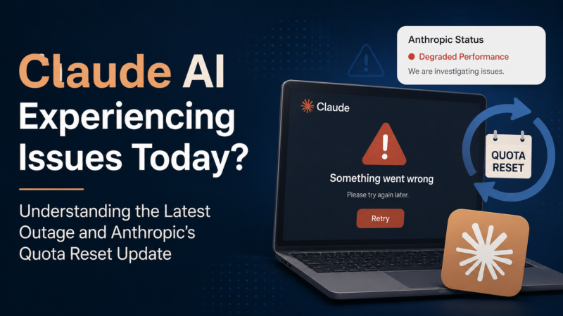 Claude AI Experiencing Issues Today? Understanding the Latest Outage and Anthropic’s Quota Reset Update