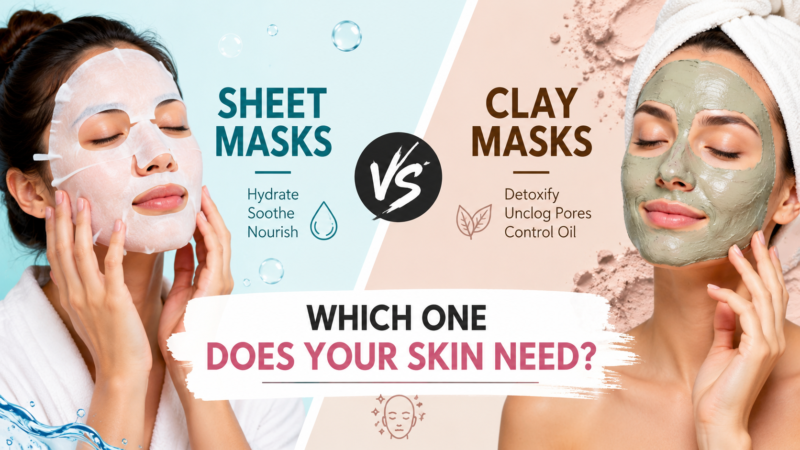 Sheet Masks vs Clay Masks: Which One Does Your Skin Need?